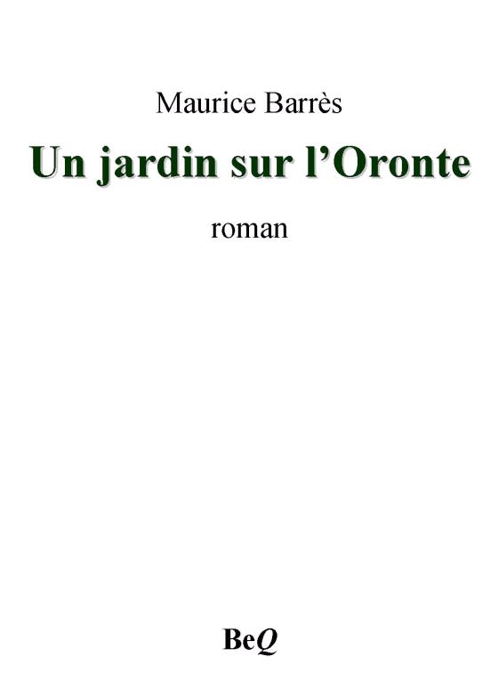 Un jardin sur l'Oronte