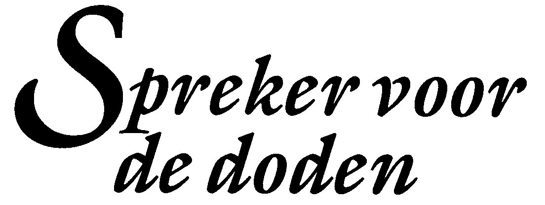 Spreker voor de Doden