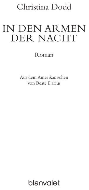In den Armen der Nacht