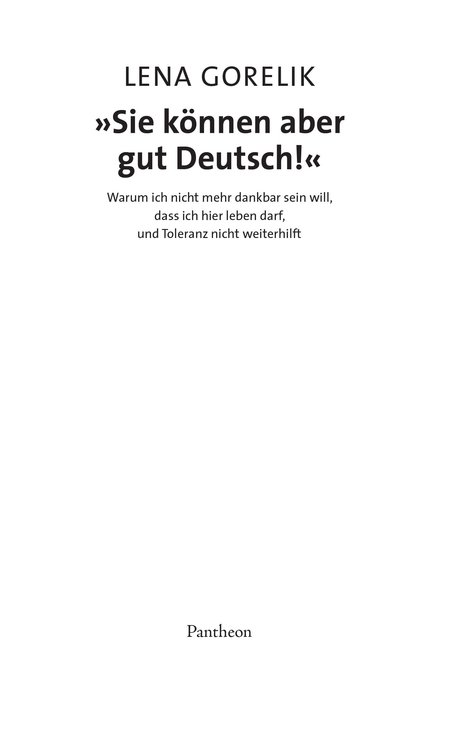 'Sie können aber gut Deutsch'