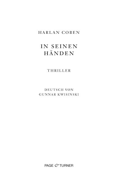 In seinen Händen - Coben, H: In seinen Händen - Caught
