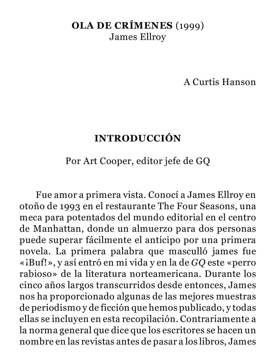 Ola de crímenes
