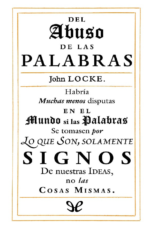Del abuso de las palabras