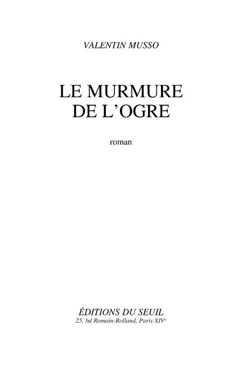Le murmure de l’ogre