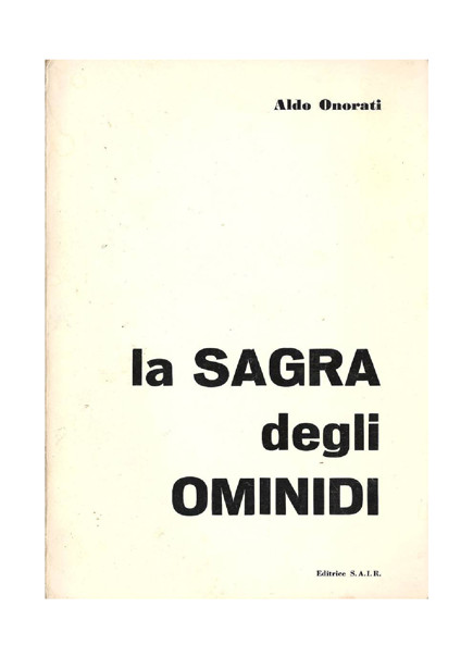 La sagra degli ominidi
