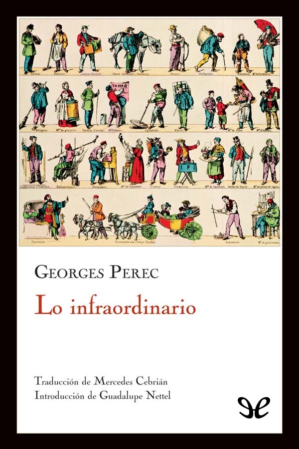 Lo infraordinario