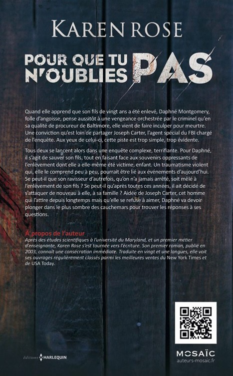 Pour que tu n'oublies pas