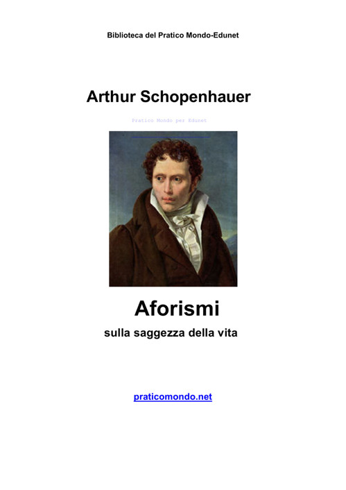 Aforismi sulla saggezza della vita
