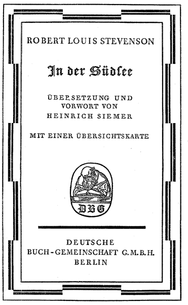 In der Südsee