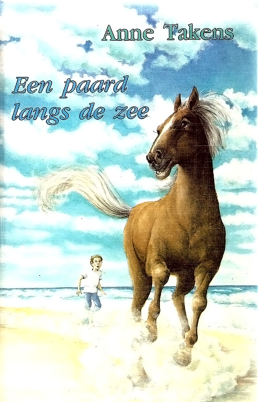 Een paard langs de zee